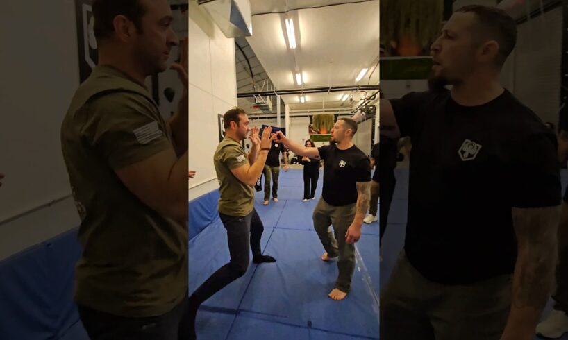 How to Defend a Gun in Your Face #training #selfdefense #fighting not real