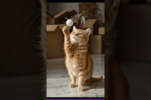 Kittens playing on the grass with animals: Dogs, rabbits, cows, mice - Cats meowing