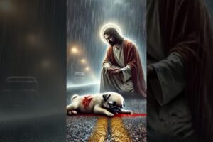 Poor Pug was abandoned by its owner,but Jesus rescued him! #cute #animals #story #funny #cuteanimals