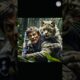 The cat saved the rabbit 😽🐰 | animal videos | animal rescue #cute #animals #cat #rabbit #ai