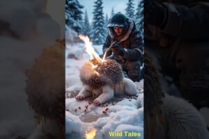 Race Against Death!A Man Faces Killer Bee Swarms to Rescue a Small Cub#Animals#AnimalRescue#Wildlife
