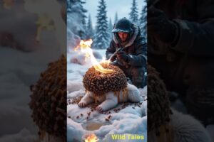 Race Against Death!A Man Faces Killer Bee Swarms to Rescue a Small Cub#Animals#AnimalRescue#Wildlife