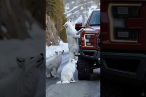 A fox's heroic act saves a car driver from danger #dog #rescue #shorts