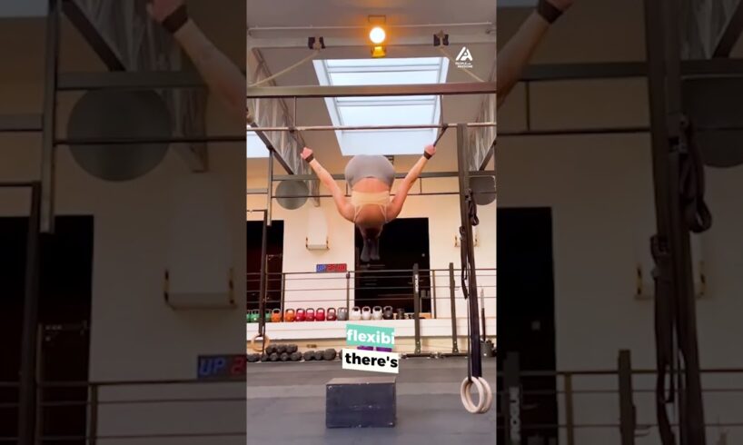 Acrobat Performs Multiple Spins On Bar | People Are Awesome #shorts