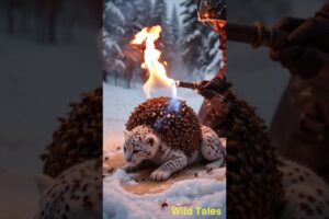 Battle for Survival! A Man Saves a Cub from a Killer Bee Attack#Animals #AnimalRescue #Wildlife