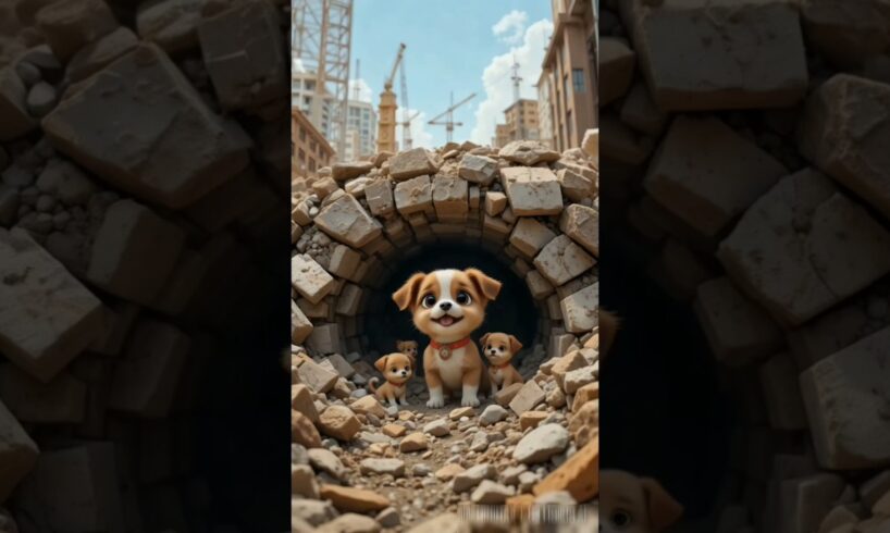 "Cutest Puppies Found in Construction Site!" #puppies #cutepuppies #puppylove #shorts