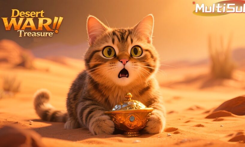 🐾Desert Treasure WAR! Cat’s SHOCKING Identity Revealed 🔥【Cat God】#MartialArts