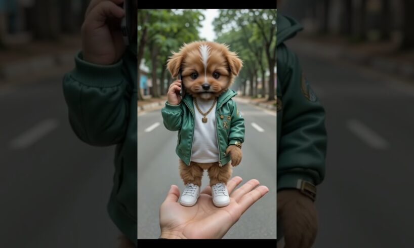Funny Phone Call Between Cute Puppies | Tiny Dogs Talking on a Human Palm