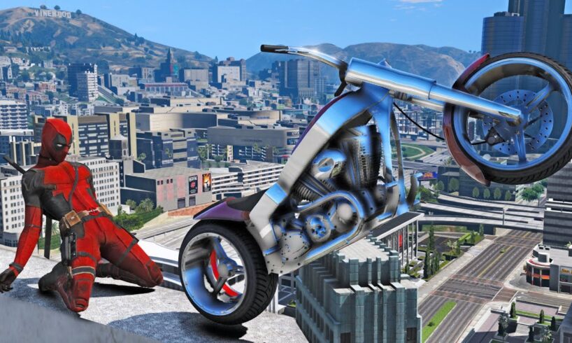 🔥GTA 5 Deadpool CRAZY Motorcycle Crashes! | Epic Fails & Insane Ragdolls 😱💥 #5