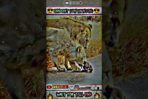 Lion play hunting with small animal | #shorts #lion #lionhunting