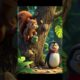 Penguin Rescues Jungle Animals From Monkeys  #animalrescue #rescueanimals #story #animals