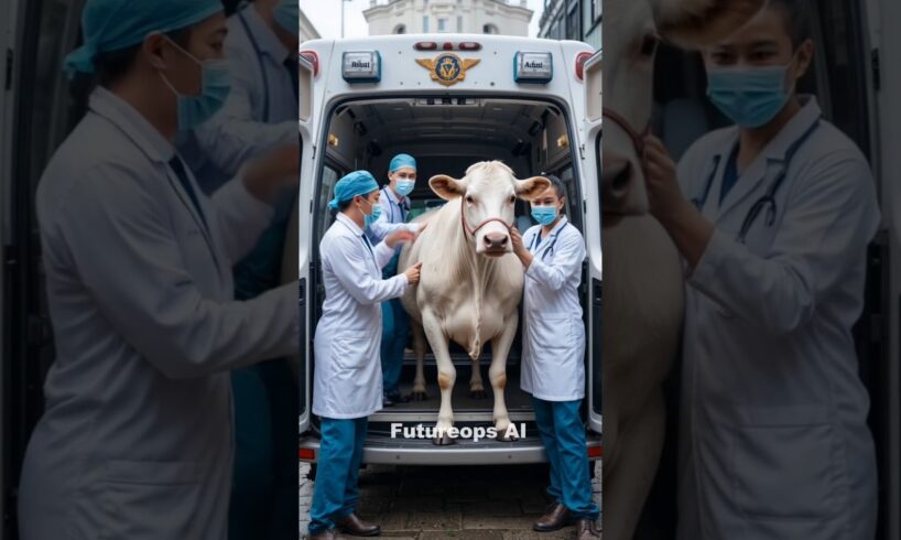 Pregnant Cow Rescued by Doctors on Busy City Road | Heart Touching Animal Rescue Video