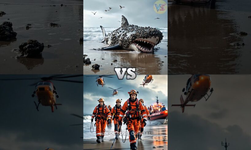 Sea Animals Rescue Team vs The Barnacle Horde(Walrus,Penguin,Killer Whale,Shark,Blue Whale)