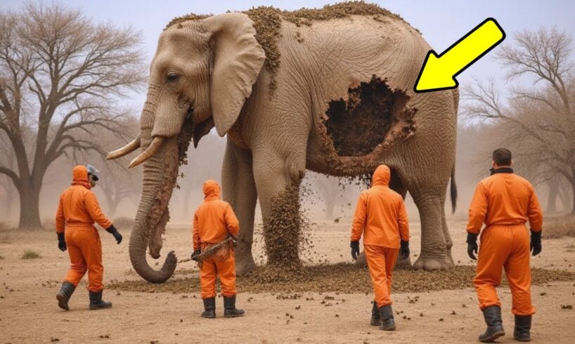 Trapped in Pain: Rescue Team Saves Elephant Infested With Bees | Heartbreaking Animal Rescue