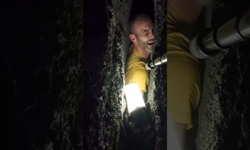 badly stuck in a cave foreverđĨē RIP #shorts