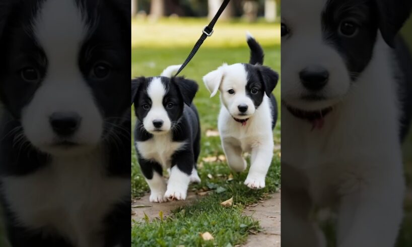 cute puppies walking in a park #puppy #dog #doglover #cutedog #pets #viralvideo #trending #shorts