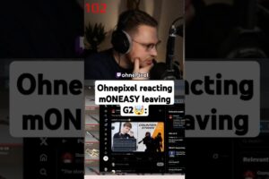 ohnepixel reacting to m0NESY leaving G2 #cs2 #ohnepixelfunny #falcons #g2