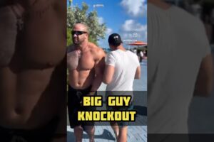 How to Knock Out a Bigger Guy in a Street Fight. #boxing #boxingtraining #martialarts #mma #fyp#omg