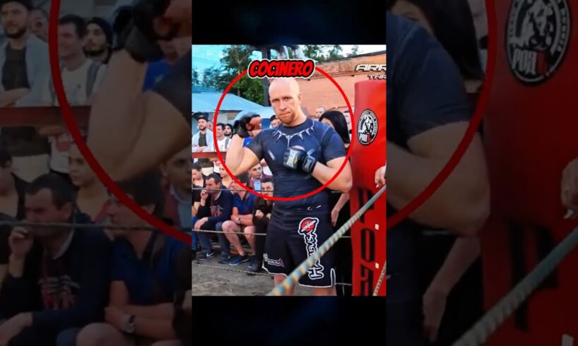 ABUELO ENFRENTA a COCINERO por una MUJER😨 #mma