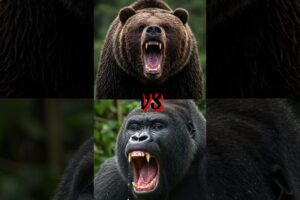 ANIMAL FIGHTS! CAN 100 MEN HANDLE A GORILLA!? #animalbattle #animals #gorillavs100men