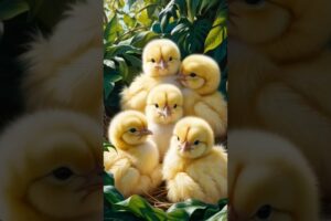 Adorable Chicks are playing. #birds #chicken #birdsounds #animals #youtubeshorts #shorts #viralvideo