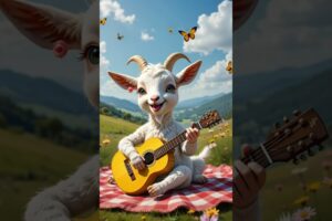 Ai animated animals playing guitar #funny #animalshorts #aiart
