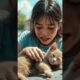 Ai cat accident | Girl rescue cat | Ai video #shortsfeed #ytshorts #shorts