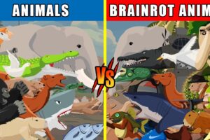 Animals vs Brainrot Animals [S1] | Brainrot Animals Animation
