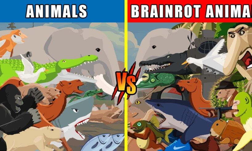 Animals vs Brainrot Animals [S1] | Brainrot Animals Animation