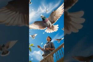 "Boy Rescues Injured Pigeon 🕊️| Emotional Animal Rescue Short"#shortsfeed #shorts #viralshorts #love