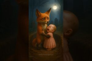 Brave FOX Rescues Baby's Life! #rescue #animals