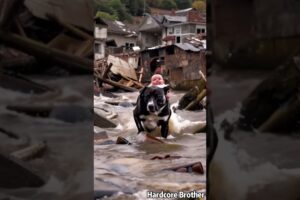 Brave dog successfully rescues baby