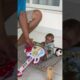 Dad teaches Kyo to play guitar  #kyo #babymonkey #cute