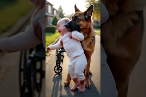 Dog Saves Crippled Baby From Car Accident - Heroic Rescue!