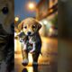 Dog rescues a kitten - Puppy saves a kitten life #animalrescue
