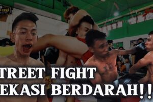 FACE OFF & FULL FIGHT KELAS B BHSF Bekasi Baku Hantam Street Fight