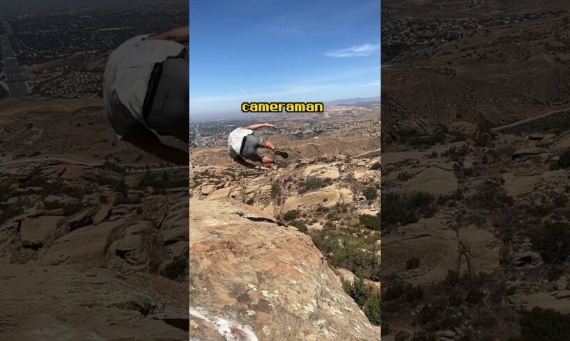 FALLING OFF A CLIFF