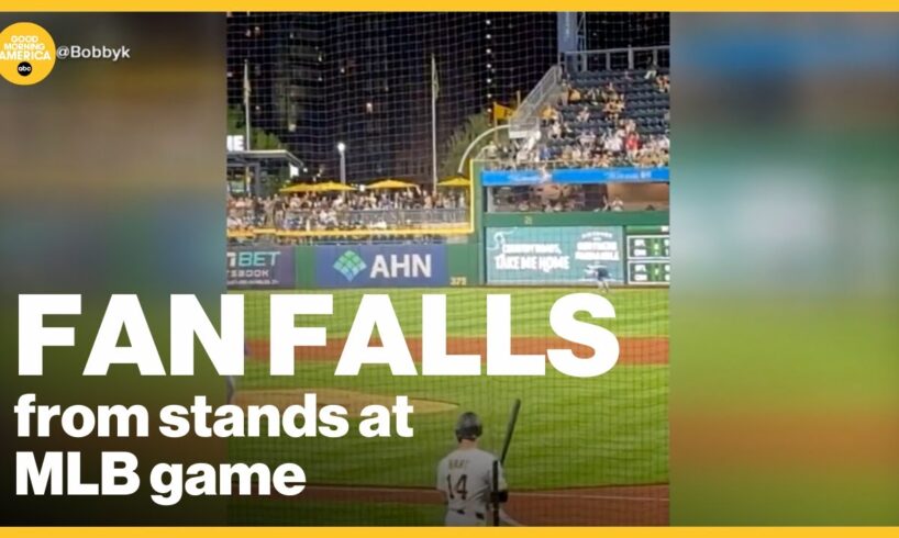 Fan in critical condition after fall from stands during Pirates game at PNC Park