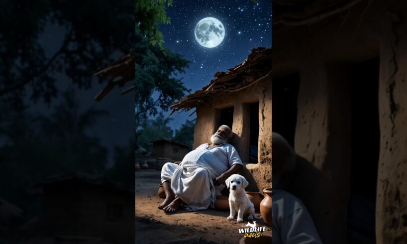 Gaon Ki Raat Mein Puppy Bana Hero | Emotional Animal Rescue Story #Ai #AiShorts #AiVideos