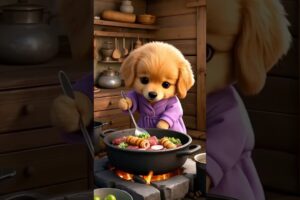 Happy Puppy 🐶 #cuteanimal #dog #fyp #funny #doggielife #cute #puppies #shorts #ai #edit #grow