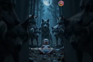 Hero Cat Saves Baby from Wolf Attack | Real-Life Animal Rescue Shorts|#shorts