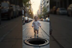 🐶 Hero Dog Rescues Baby from Manhole! Unbelievable Moment!