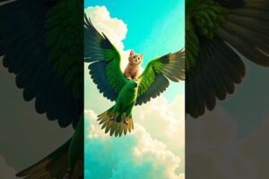 Hero Parrot Saves Falling Cat in Mid-Air! 🦜🐱 | Unbelievable Animal Rescue Story