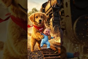 Hero Puppy Saves Baby From Speeding Train! 🚂🐶 Heart-Stopping Rescue!