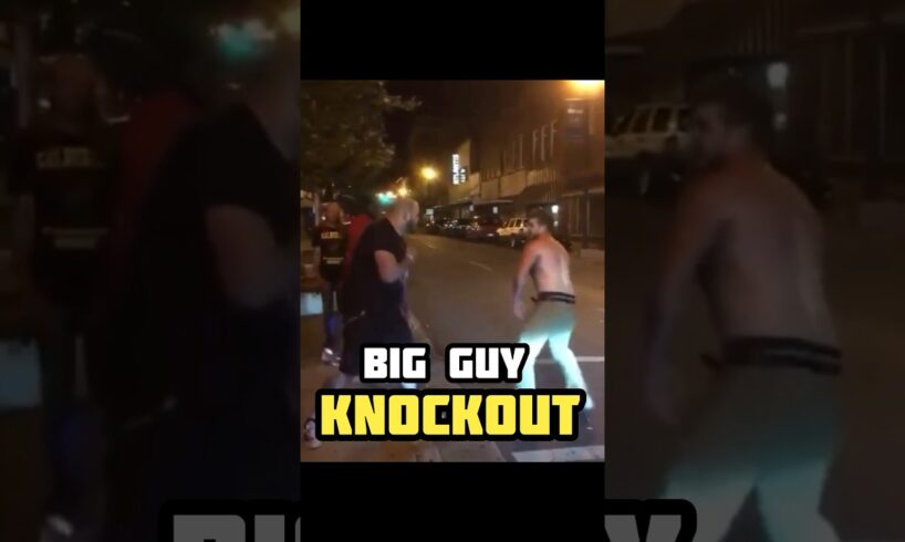 How to Knock Out a Bigger Guy in a Street Fight. #boxing #boxingtraining #martialarts #mma #fyp#omg