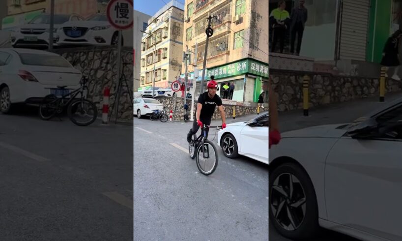 If there are levels for cycling, climbing bikes, extreme sports, parkour, this cycling operation