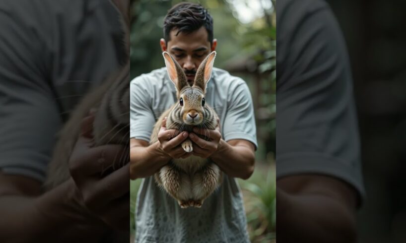 *"Jogger Rescues Rabbit Stuck in Drain Pipe | Heartwarming Animal Rescue 🐰💧"*