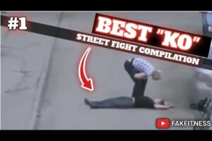 KNOCKOUT COMPILATION STREET FIGHT! #fakfitness #streetfight #gangster #dead #viral #trending
