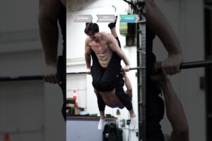 Lifting Weights While Hanging In The Air | Extreme Workouts | People Are Awesome #shorts