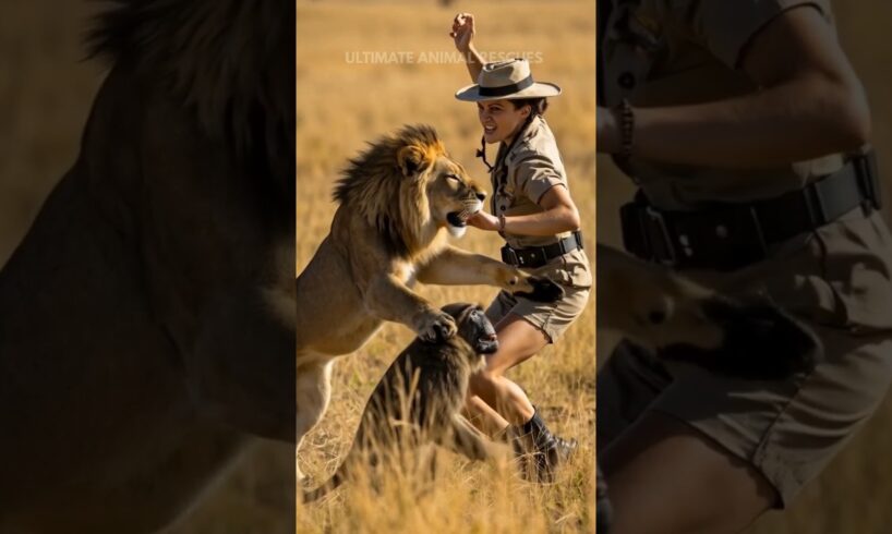 Lion's Attack On A Monkey Caught On Camera | Animal Rescue #animals #lion #monkey